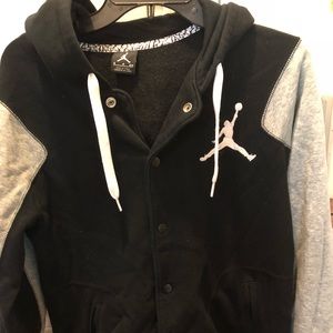 Nike Mens Small button up jacket with hood